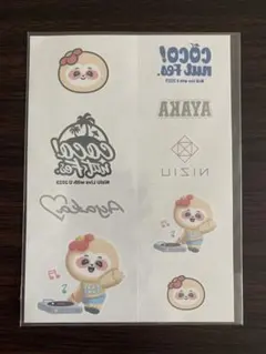 NiziU AYAKA ペインティングシール　アヤカ