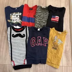 【まとめ売り】男の子用トップス（長袖）、80-90サイズ　7点セット