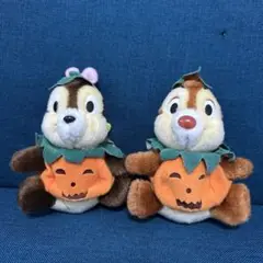 香港限定 ディズニー チップ デール ハロウィンぬいぐるみ 2体セット 香港限定 ディズニー チップ デール ハロウィンぬいぐるみ 2体セット