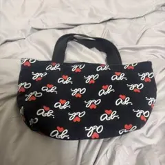 agnes b. ミニトートバッグ　ランチバッグ　ブラック　黒