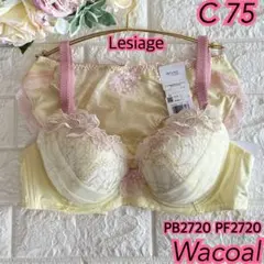 Wacoal Wing Lesiage やわらかなつけごこちC75❣️上下セット