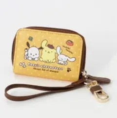 サンリオ　ポムポムプリン　キーケース　しまむら　黄色