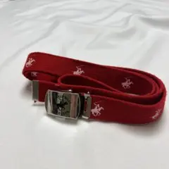 Beverly Hills Polo Clubレッド馬刺繍ポロポニーガチャベルトのサムネイル