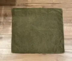無印良品　クッションカバー　グリーン