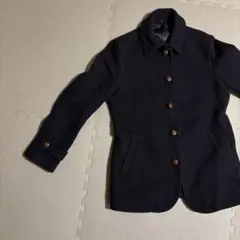 無印良品 ウール ネイビー ピーコート Mサイズ