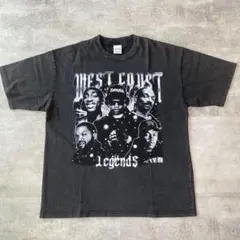 新品 WEST COAST LEGENDS　Tシャツ　ラップT　ウェッサイ
