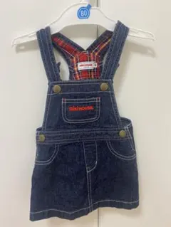 miki HOUSE デニムオーバーオール 80 未使用