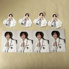 なにわ男子　HARD WORK 高橋恭平トレカ　ステッカー　2枚セット