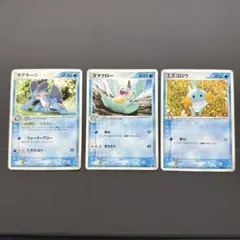 ポケモンカード ラグラージ ヌマクロー ミズゴロウ 各1枚