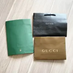 Rolex・GUCCI・Paul Smith ショッパー　3点セット