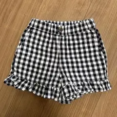 ブランシェス　ギンガムチェックショートパンツ　100cm