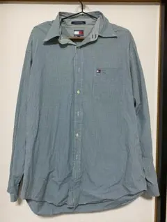 トミーヒルフィガー 【Lサイズ】　長袖シャツ　【夏服】　チェック　【メンズ】