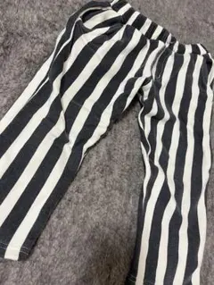 ストライプパンツ　裏起毛