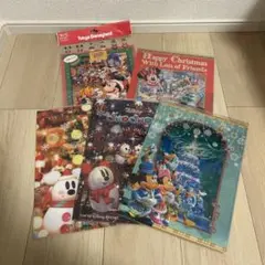 ディズニーリゾート クリアホルダー クリアファイル クリスマス