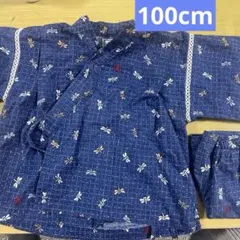 ミキハウス　かわいいトンボ柄　甚平100cm