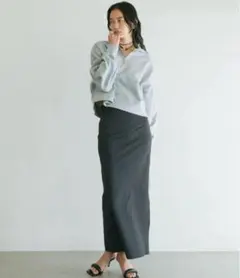 GALLARDAGALANTE ハイウエストタイトスカート ブラック