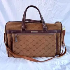 ピエールカルダン Pierre Cardin ボストンバッグ 総柄 茶 ブラウンのサムネイル