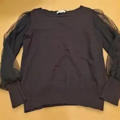 NATURAL BEAUTY BASIC ブラック ニット M