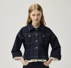 新品未使用 GU ペプラムブルゾン by rokh