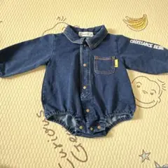 CROISSANCE BEBE デニムロンパース