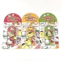 【3点】 ハローキティ ポムポムプリン ポチャッコ チョコレート チャーム
