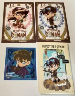 名探偵コナン 毛利蘭 工藤新一 大阪城 スチームパンク マグネット ステッカー