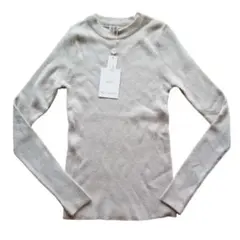 未使用タグ付き ラメ入ニットトップス