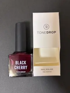 TONEDROP BLACK CHERRY ネイルポリッシュ 10mlのサムネイル