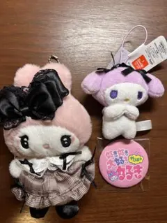 サンリオ　秘密のメロクロ　マイメロディ　マスコット