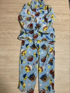 キッズ パウパトロール 襟付き フリースパジャマ