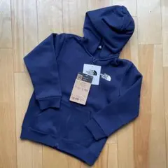 【新品】THE NORTH FACE 裏起毛パーカー110 ネイビー
