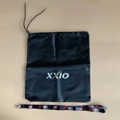XXIO ビニール袋ブラック &スリクソンZEROストラップ
