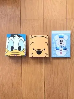 Disneyメモ帳3点セット