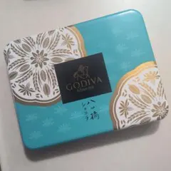 空き缶 GODIVA チョコレート 八ツ橋ショコラ