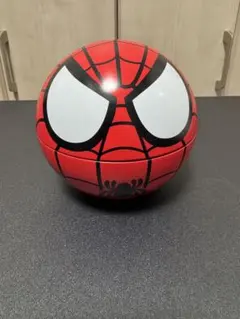 USJ限定 スパイダーマン 丸型缶ケース さ（お菓子の空き缶）
