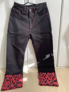 Xgirl デニムパンツ　炎