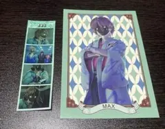 ミルキーサブウェイ 京都IP ミニブロマイド ステッカー カート&マックスセット ミルキーサブウェイ 京都IP書店 ミニブロマイド＆ステッカーセット