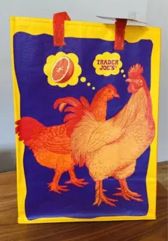 トレジョ　エコバッグ レア　マンダリンオレンジチキン柄