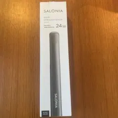 SALONIA ヘアストレートナー ブラック 24mm