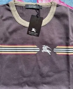未使用タグ付◼️バーバリーブラックレーベル◼️ダメージ加工Tシャツサイズ１
