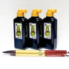 雪佳　日本習字　墨汁360cc×１２本セットが３ケース。おまけ３本。 墨ちゃん（360cc）12本 | 墨液 | おまとめ用具 | 日本