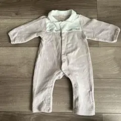 Petit main くすみカラー　ロンパース　70サイズ