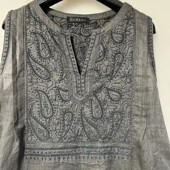 DAMA ペイズリー刺繍 ノースリーブワンピースのサムネイル