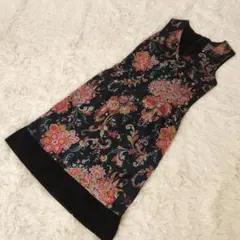 Cynthia Rowley ペイズリー柄 ノースリーブ ワンピース タイト Sのサムネイル