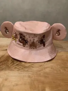 40周年記念　ミッキーミニー耳付きバケットハット