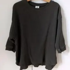 デビロック　ワッフルT　130　七分袖