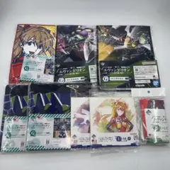 未使用　未開封　エヴァンゲリオン　セット 一番くじ　タオル　色紙