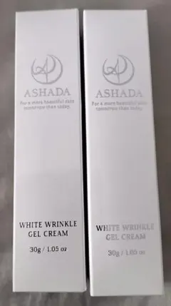 ASHADA WHITE WRINKLE GEL CREAM 30g、２本セット ASHADA WHITE WRINKLE GEL CREAM 30g 2本セット - メルカリ