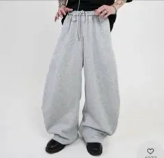 地底人　バルーンスウェットパンツ　M