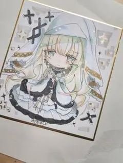魔法少女ノ魔女裁判 まのさば 手描きイラスト 氷上メルル